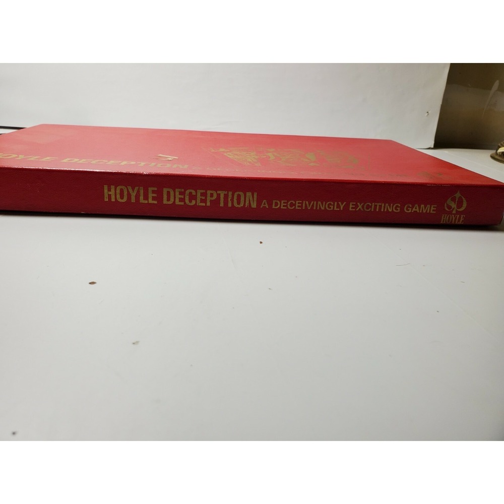 Vintage Hoyle Deception Card Game 1972 Vinyl Mat Poker Stancraft - Picture 2 of 5